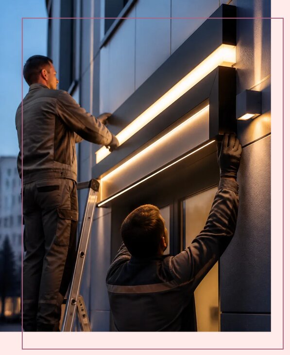 Световые вывески для улицы в Белорецке от 18956 р. | Аванза-Блр