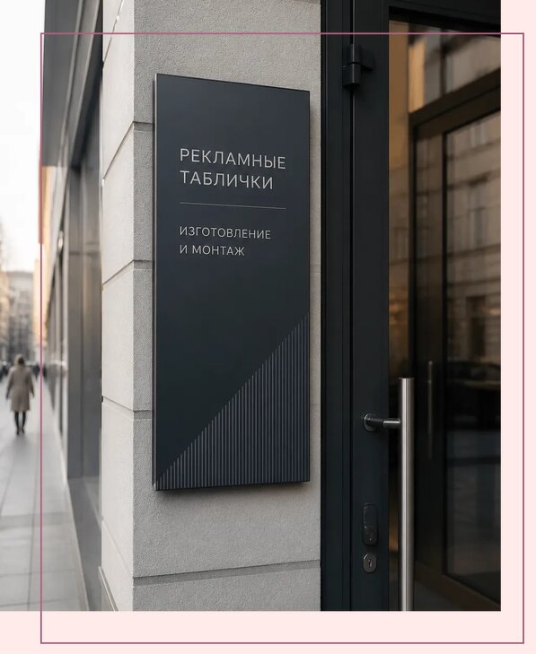 Рекламные таблички в Белорецке по цене от 4562 р. | Аванза-Блр