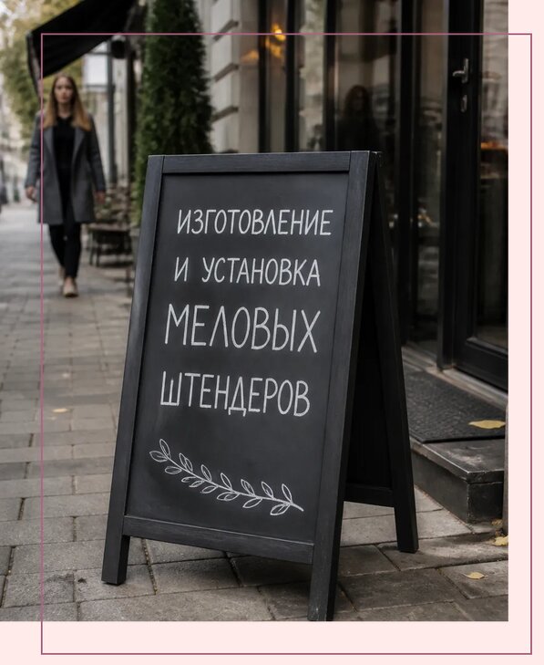 Меловые штендеры в Белорецке по цене от 6589 р. | Аванза-Блр